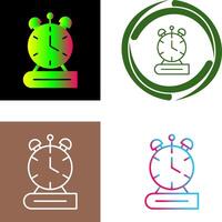 Alarm Clock Icon Design vector