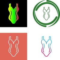 Swim Suit Icon Design vector