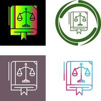 Law Icon Design vector
