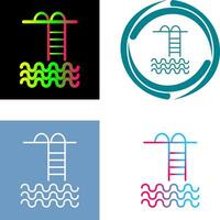 Swiming pool Icon Design vector