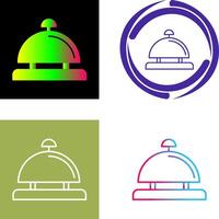 Desk Bell Icon Design vector