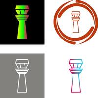 Control Tower Icon Design vector