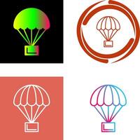 Parachute Icon Design vector