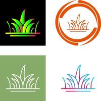 Grass Icon Design vector