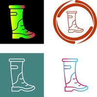 Rain Boots Icon Design vector