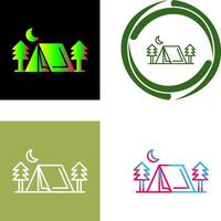 Tent Icon Design vector