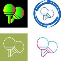 diseño de icono de ping pong vector