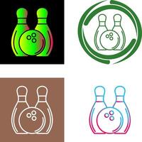 Bowling Icon Design vector
