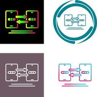 Data Synchronization Icon Design vector