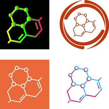 Molecule Icon Design vector