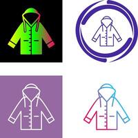 impermeable icono diseño vector