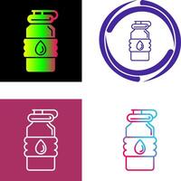 Water Bottle Icon Design vector