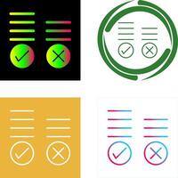 Voting Result Icon Design vector