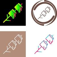 Marshmallows Icon Design vector