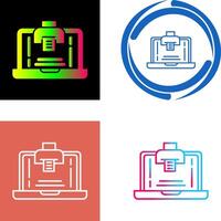 Print Icon Design vector