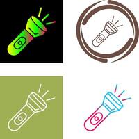 Flash Light Icon Design vector