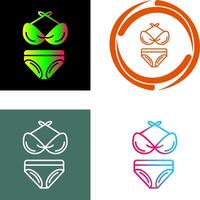 Bikini Icon Design vector