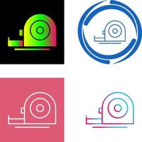 Measuring Tape Icon Design vector