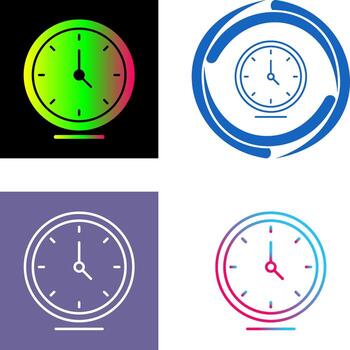 Clock Icon Design vector