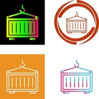 Container Icon Design vector