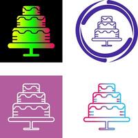 Cake Icon Design vector