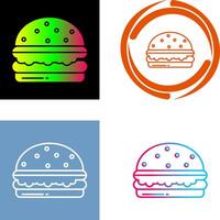 diseño de icono de hamburguesa vector