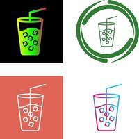 Cold Drink Icon Design vector