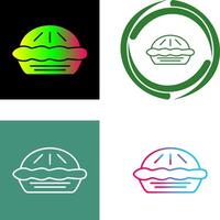 Pie Icon Design vector