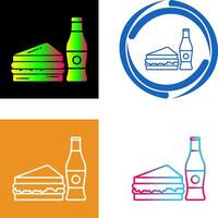 Junk Food Icon Design vector