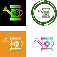 Watering Can Icon Design vector