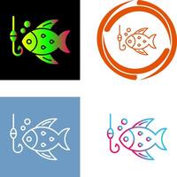 Fishing Icon Design vector