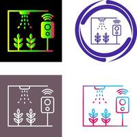 Smart Farm Icon Design vector