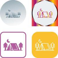 Tent Icon Design vector