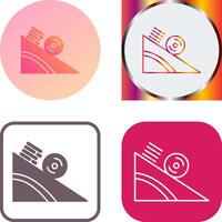 Rolling Icon Design vector