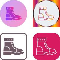 diseño de icono de botas vector