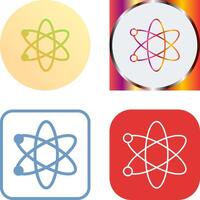 Atom Icon Design vector