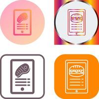 Online order Icon vector