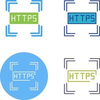 Https Icon Design vector
