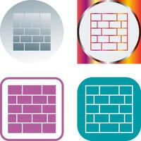 Wall Icon Design vector