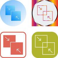 Combine Icon Design vector