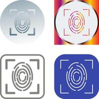 Fingerprint Icon Design vector