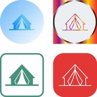 Camp Icon Design vector