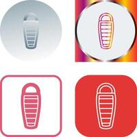 Sleeping Bag Icon vector