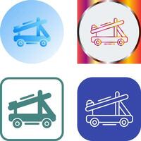 Catapult Icon Design vector