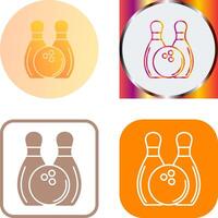 Bowling Icon Design vector