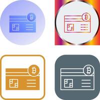 Credit Card Icon Design vector