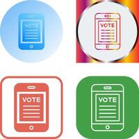 Vote Icon Design vector