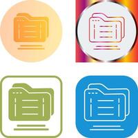 Folder Icon Design vector