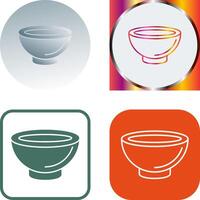 Bowl Icon Design vector