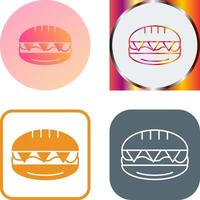 diseño de icono de sandwich vector